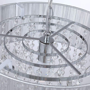 Lustre en cristal moderne et minimaliste pour chambre à coucher, salle à manger, mariage, luminaires en tissu créatifs de luxe transfrontalier pour bureau - Product Image 2