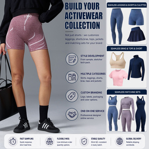 Nuevo botín sin costuras para mujer, ropa de gimnasio, pantalones cortos para correr, mallas de Yoga, entrenamiento ajustado de secado rápido - Product Image 2