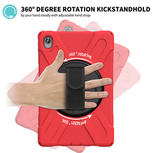 <span class=keywords><strong>Funda</strong></span> de silicona con soporte giratorio para tableta, correa de hombro, resistente, para niños, para <span class=keywords><strong>Lenovo</strong></span> <span class=keywords><strong>Tab</strong></span> <span class=keywords><strong>P11</strong></span> 2020 tb-j606f, a prueba de golpes, suave - Product Image 4