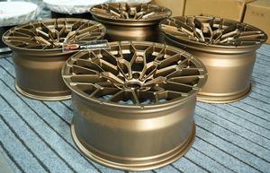 ล้ออัลลอยปลอมแปลง827ม. ทำจากผ้าซาตินสีบรอนซ์แข็งแรงและน้ำหนักเบาสำหรับ G80 M3บีเอ็มดับเบิลยู M4 g82 g83 G87 M2 - Product Image 5