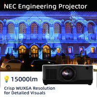 Projection de mur de bâtiment extérieur haute luminosité Projecteur laser 15000 lumens DLP Cartographie 3D