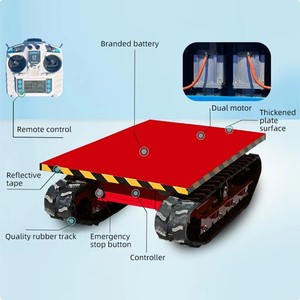 Vehículo <span class=keywords><strong>de</strong></span> Transporte Eléctrico sobre Orugas Nuevo <span class=keywords><strong>de</strong></span> Fábrica, <span class=keywords><strong>Carga</strong></span> 400 kg, Control Remoto, Apto para Uso Agrícola - Product Image 4