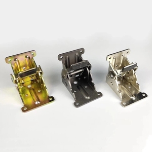 Charnières pliantes durables à 90 degrés en métal pour meubles, supports en acier zingué pour canapé, table, armoire, chambre, cuisine - Product Image 3