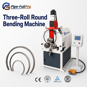 3 <b>Roller</b> Tube Bending Machine CNC Pipe <b>Roller</b> with Independent Control Cabinet for Large Radius Bending - Product Image 1