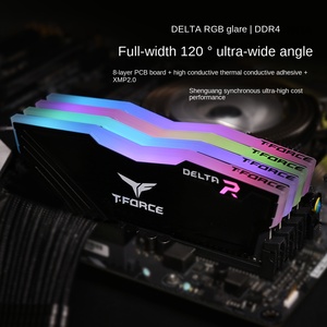 แผ่นรองเมมโมรี่เดสก์ท็อป Ten Quan DELTA DDR4 พร้อมไฟ RGB Vest 3600 3200 ความจุ 16G 32G 8GB แผ่นรองเมมโมรี่เดสก์ท็อปแบบมีไฟ RGB - Product Image 2