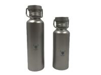 Bouteille d'eau portable en titane avec logo personnalisé en gros pour les barbecues de camping en plein air et autres activités