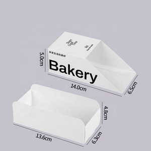 Diskon besar kotak anjing panas Sandwich ramah lingkungan 14*6.5*5 cm kertas karton tahan minyak untuk makanan cepat dibawa pulang Restoran grosir - Product Image 4