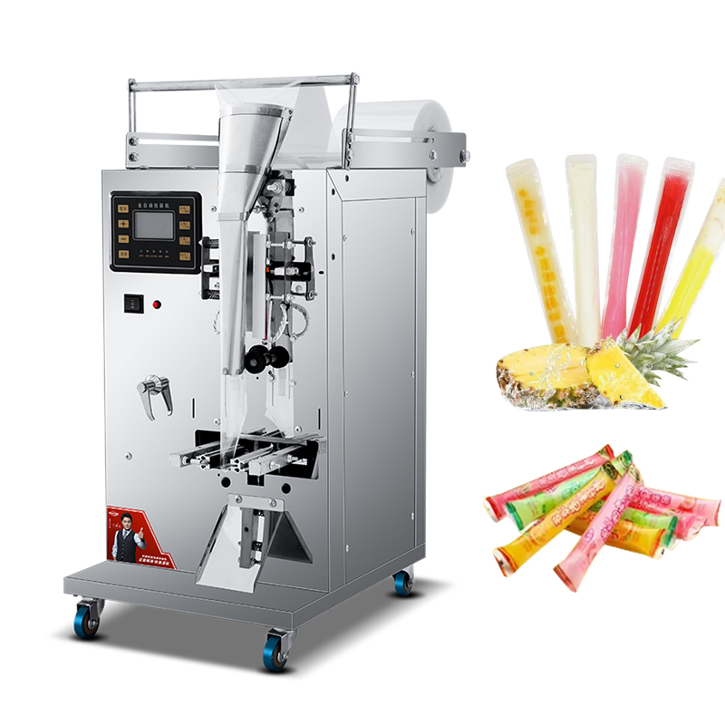 Machines pour petites entreprises machine à emballer scellée remplissage liquide sucette popsicle plat glace bâton sac icepop