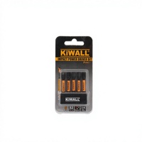KiWALL 5Pcs HEX 5 Impact Driver Bit Set, S2 Steel Magnetic Screwdriver Bits, 1/4" Hex Shank Quick Change Power Drill Bits