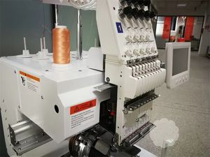 จักรปักคอมพิวเตอร์แบบหัวเดียว 9 12 15 เข็ม สำหรับปักหมวก เสื้อยืด จักรปักผ้าในครัวเรือน จักรปักหมวก - Product Image 4