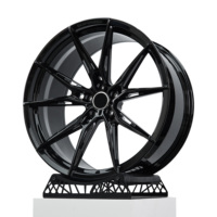 Jantes forgées T6 18 19 20 21 22 pouces, noires, concaves, légères, 5x112 5x120 pour BMW M4 Mercedes C63 R2, jantes de voiture