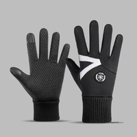Gants de cyclisme d'hiver pour hommes, légers, imperméables, coupe-vent, personnalisés, avec écran tactile, pour sports de plein air, course à pied, ski