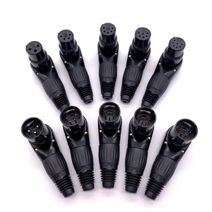 <span class=keywords><strong>Cable</strong></span> de audio <span class=keywords><strong>XLR</strong></span> macho/hembra de 3 pines, Conector de ángulo recto, conector negro/plateado - Product Image 5