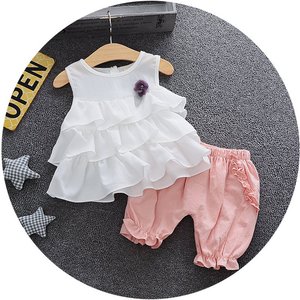 Nuevo Diseño de Vestido de Fiesta de Una Pieza para Niñas, Vestido de Verano con Collar a Bajo Precio - Product Image 2