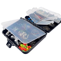 Ensemble d'accessoires de pêche avec boîtes à matériel de pêche, perles spatiales, émerillons en forme de gourde phosphorescents et accessoires de pêche