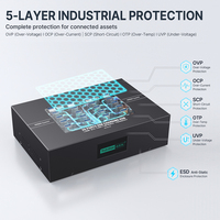 Sipolar A-223 Hub USB 3.0 de 20 Puertos, Estación de Carga de Alta Potencia de 200W, Divisor USB Multipuerto para Carga de Teléfonos, Tablets y Dispositivos Móviles