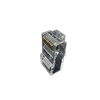 Système de câblage réseau Cat 6 UTP 8P8C Paire de connecteurs réutilisables sans outil RJ45 Cat6 Fiches murales modulaires