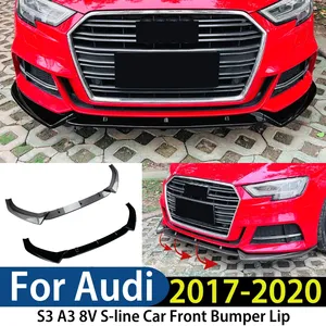 Para S3 A3 8V S-line 2017-2020, Alerón Delantero para Automóvil, Difusor, Kit de Carrocería, Modificación de Tuning Exterior - Product Image 1