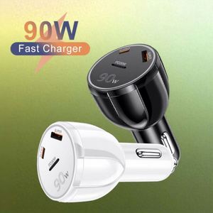 90W 2USB+PD QC3.0 5V/3A Super Fast Car Charger Three-in-one for Mobile Phones Laptop & Camera - Product Image 2