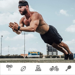 Fasce per capelli finestyle per uomo/donna fasce sportive per Yoga in cotone fasce elastiche antiscivolo per allenamento fascia per capelli - Product Image 4