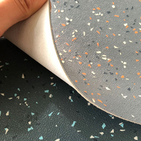 Revêtement de sol en PVC carborundum 2mm 2.5mm 3mm pour bus et train
