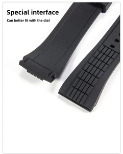 Upro 26mm Soft <b>Rubber</b> <b>Watch</b> Strap for Velatura SRH005 SPC007 Kinetic Men's Replacement Sport Band Goma Reloj Watchband - Product Image 5