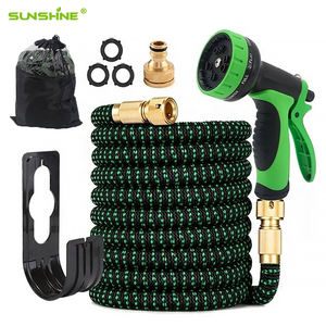 SUNSHINE Super Calidad China Alibaba Proveedor Green Power 25FT 50FT 75FT 100FT la vida en forma extensible revisiones de mangueras de jardín - Product Image 1