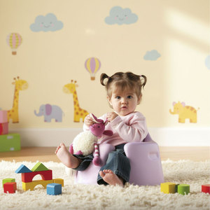 Asiento de Bebé Espumado Multifuncional, Silla de Piso y Elevador para Niños de 1 a 3 Años, Ecológico, para Comedor, Sala de Estar y para que el Bebé Aprenda a Sentarse - Product Image 1