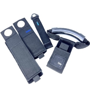 Ağır şiddetle viskoz sabitleme tel bağları baskı logosu yeniden kapatılabilir ayarlanabilir dokuma cırt cırt sapanlar - Product Image 1