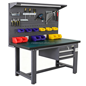 Chống tĩnh bàn làm việc ngăn kéo làm việc băng ghế dự bị với Pegboard không gỉ bàn làm việc nặng bàn làm việc cơ khí bàn làm việc - Product Image 3