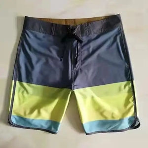 Wholesale Polyester Spandex Four Way Stretch <b>Mens</b> Beachwear Casual Beach Swim <b>Trunks</b> Pants Boardshorts Surf Shorts - Product Image 4