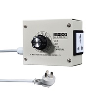 Régulateur électronique AC 220V pour ventilateurs de plafond, contrôleur de vitesse variable en continu, interrupteur de contrôle de tension et de température, fabriqué en Chine