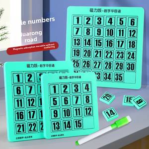 Puzzle Klotski Sliding Block Puzzle-<span class=keywords><strong>Jeu</strong></span> de casse-tête chinois classique, jouet ABS Tangram Logic pour enfants et adultes - Product Image 3