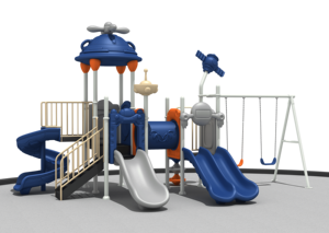 Sıcak satış özel tasarım büyük açık eğlence parkı oyun seti, tema parkı ve topluluk turist cazibe için plastik slayt - Product Image 2