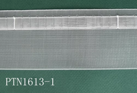 Vente chaude du fabricant professionnel pli d'ondulation ruban de rideau Transparent maison hôpital hôtel utiliser accessoires de fenêtre bon marché