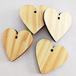 20 PCS <strong>of</strong> Creative Wooden Handicrafts DIY Home Decoration Natural Environmental Friendly love square Round <strong>Wood</strong> <strong>Pieces</strong> - Product Image 3
