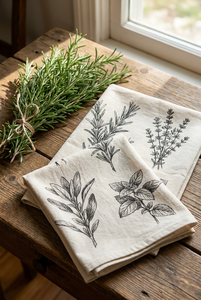Serviettes de cuisine 100% coton, imprimé botanique pour serre et jardin, 40x60cm - Product Image 3