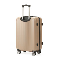 Valise rigide avec fermeture éclair 20 "bagage cabine 24" 28 "ensemble de bagages de voyage valises à roulettes ABS PC ensembles de valises