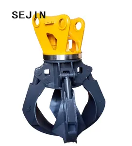 Factory price wholesale SEJIN02 hydraulic rotating grapple suppliers grass grapple