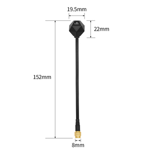 Antena para Dron KXANT 1240-1290MHz SMA 2DBI Polarización Vertical para Skyzone Fat Shark - Product Image 3