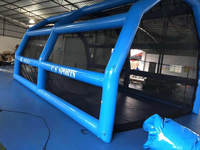 Cages de frappeur commerciales, lancement gonflable de vitesse de cage de frappeur pour le baseball, cages gonflables de sports