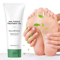 Gel Liquide Réparateur Ongles aux Herbes pour Soin Hydratant Mains et Pieds avec Élimination de l'Onychomycose et Soin Nourrissant des Ongles des Pieds