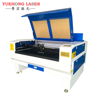YUEHONG LASER 1390 80w 100w 150w pour plaque acrylique, machine de gravure et de découpe au laser CO2