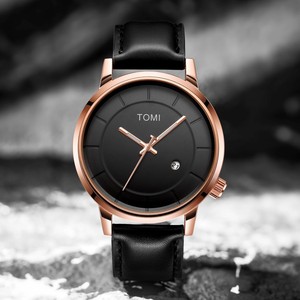 Reloj de Pulsera TOMI T101 para Hombre, Diseño Deportivo y Elegante, Movimiento de Cuarzo, Correa de Cuero, Caja de Aleación, Pantalla de Agujas, en Oferta - Product Image 1