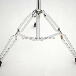 Support de cymbale en alliage d'aluminium à double jambe renforcée, hauteur et angle réglables, design droit, pour batterie - Offre Spéciale - Product Image 2