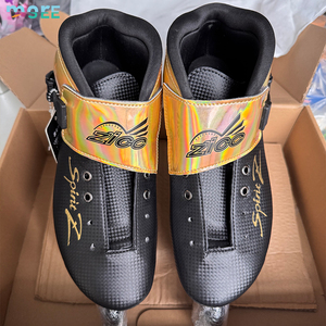 SeeMore, zapatos de Patinaje de Velocidad de fibra de carbono profesionales de alta calidad, patines de velocidad de 4 ruedas de PU de 110m de alto rebote - Product Image 6