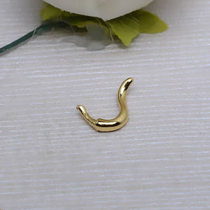 Handmade S925 <b>Silver</b> Demon Tail Accessory Baroque Shaped <b>Bead</b> Hollow Holder for DIY Bracelets Versatile 4065 Product Plating - Product Image 3