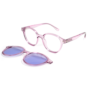 Lunettes de soleil magnétiques 2-en-1 à clipser, monture carrée en TR90, <span class=keywords><strong>verres</strong></span> polarisés, pour femmes, compatibles avec les <span class=keywords><strong>verres</strong></span> correcteurs - Product Image 2