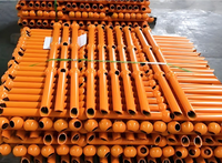 Poteau de garde-corps industriel en acier galvanisé inoxydable, résistant au feu, à joint sphérique, sur mesure, pour barrière de sécurité