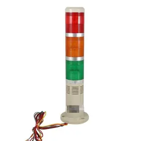 3 Layer Bulb Warning Lamp Indicator Lights Industrial Emergency Strobe Light Beacon Signal Tower Light With Round Bottom